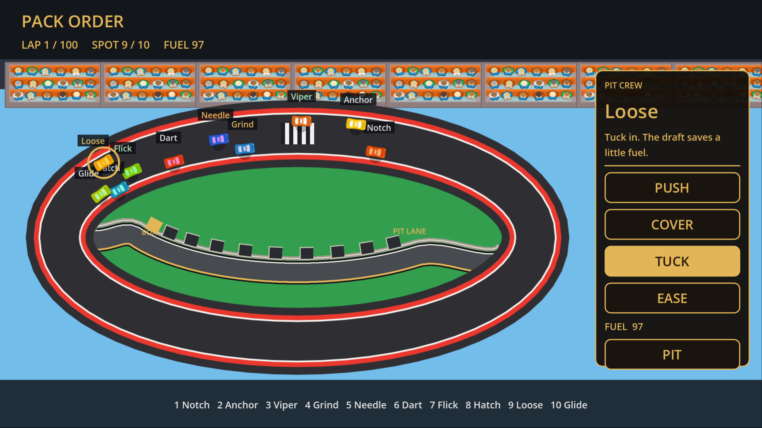Simple Oval Racer
